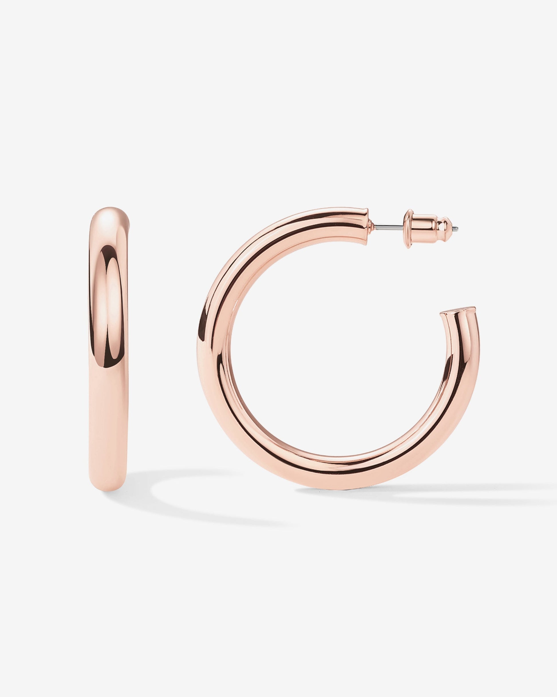 Vermeil Round Chunky Hoops