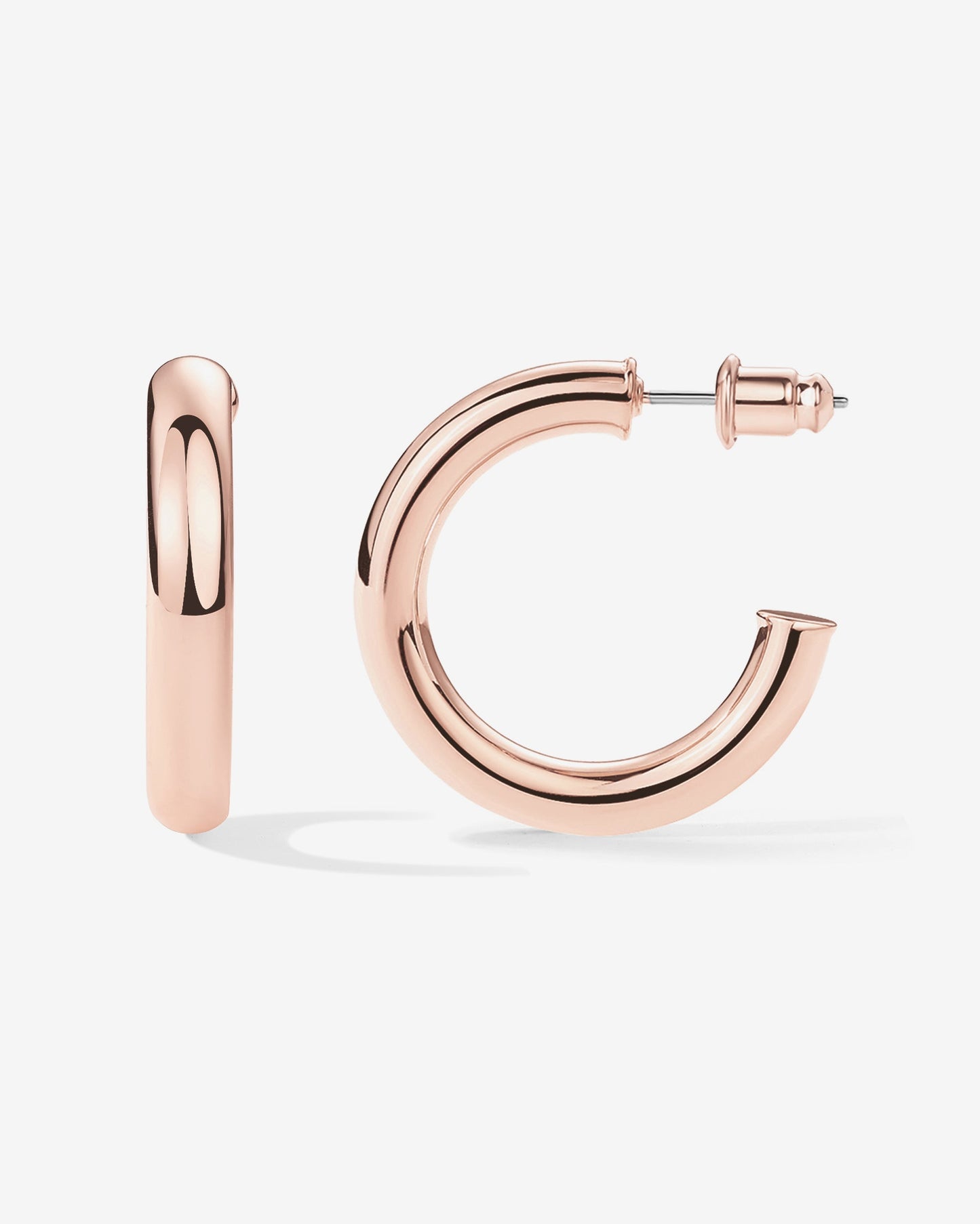 Vermeil Round Chunky Hoops