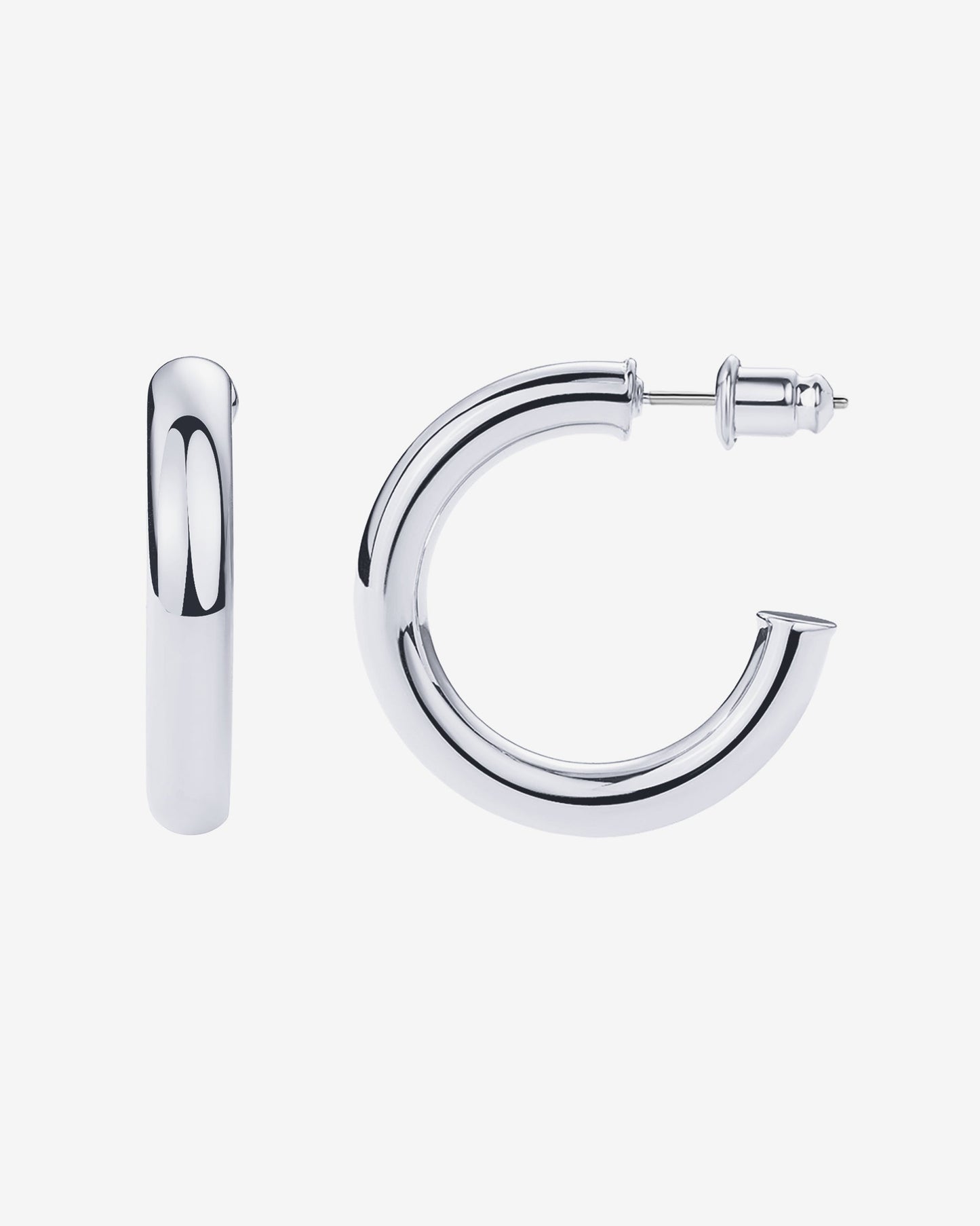 Vermeil Round Chunky Hoops