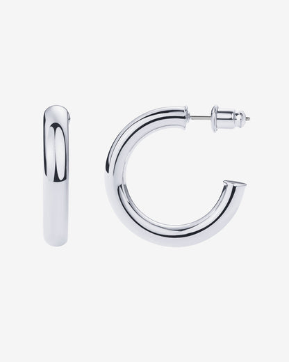Vermeil Round Chunky Hoops