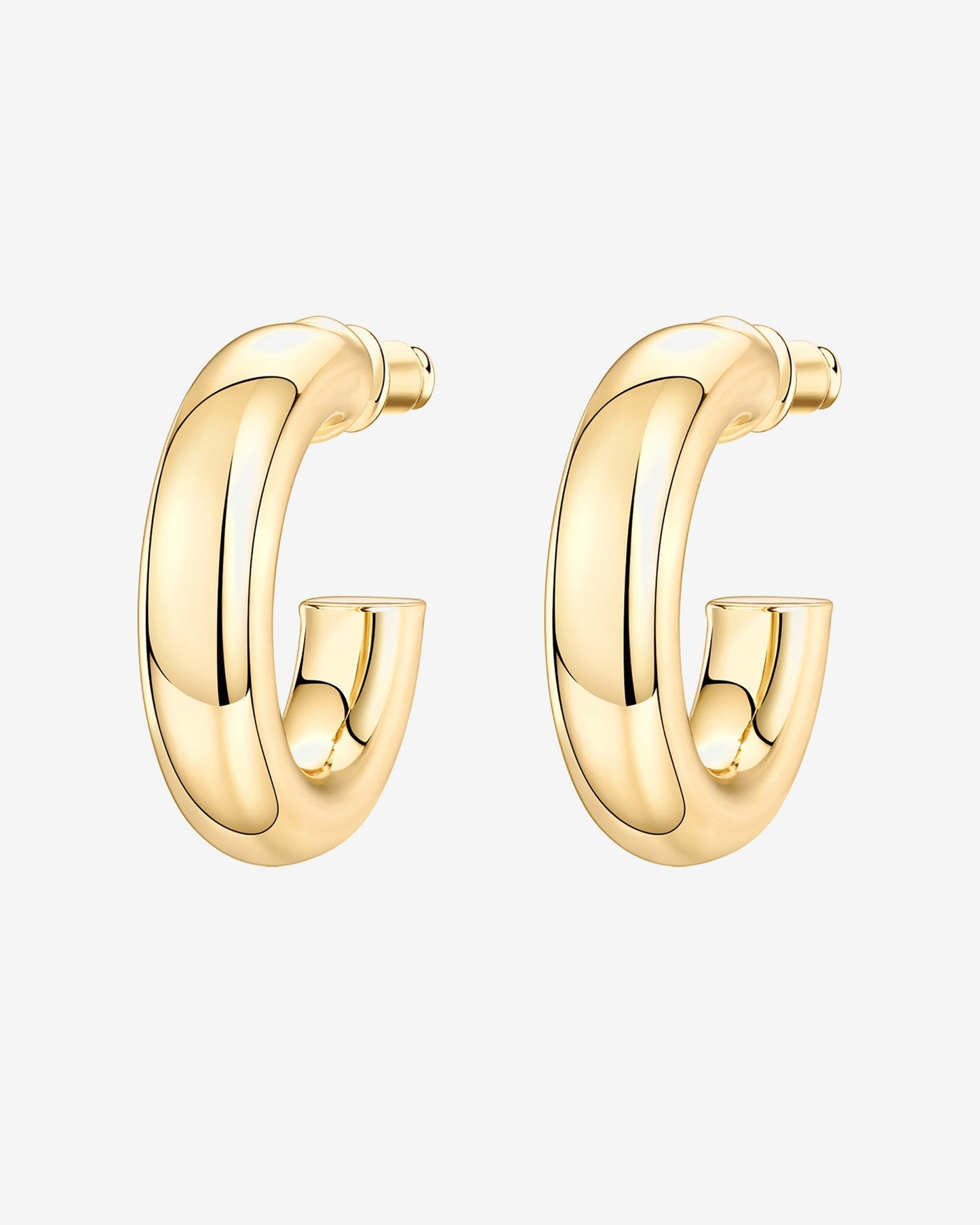Chunky Open Hoops (6.5mm)