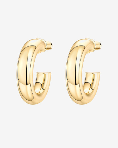 Chunky Open Hoops (6.5mm)