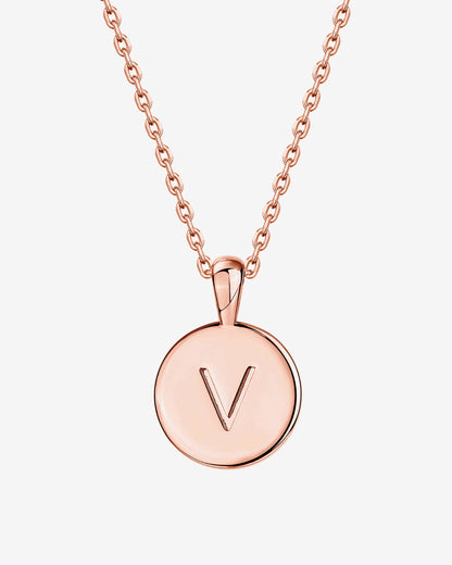 Initial Disc Pendant